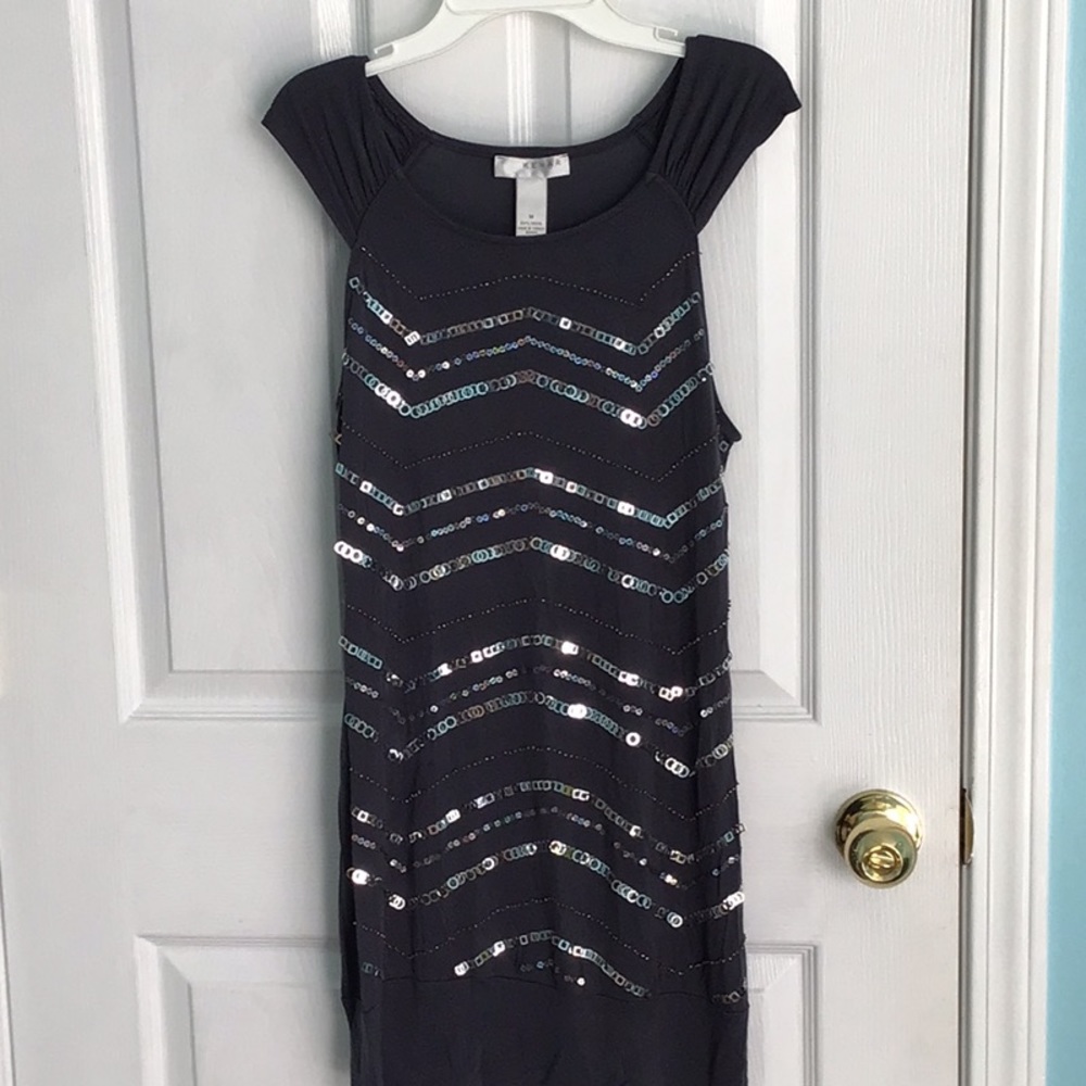 Women’s Kenar gray dress with embellishments size M